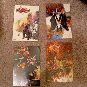 🎮 RARE Kingdom Hearts 358/2 Days Postcard set 🎮